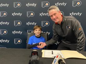 Philadelphia Flyers Make Egg Harbor, NJ Kid an Honorary Player